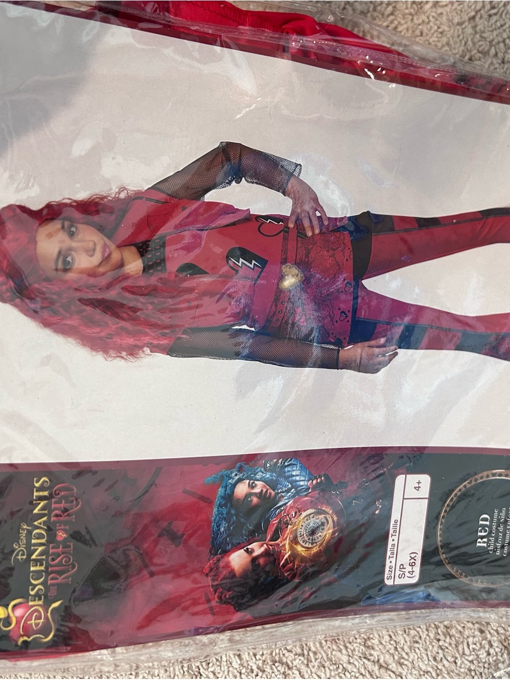 Disney Descendants Red and Black Villain-Inspired Costume